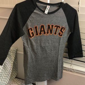 SF giants - 3/4 sleeve baseball Tee